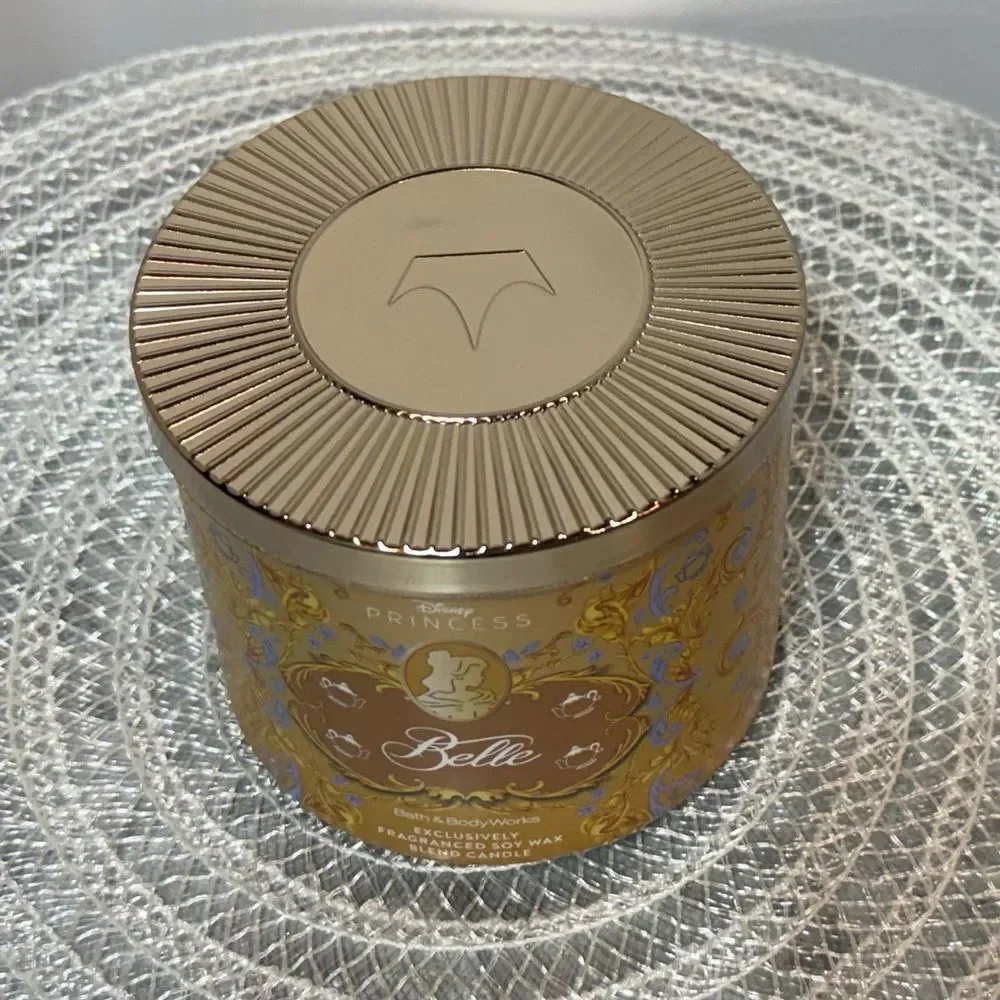 BBW Disney Belle 3 Wick Scented Candle NWT